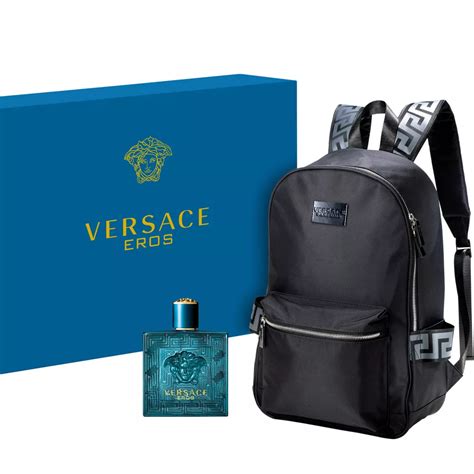 versace bag with cologne|Versace man cologne with bag.